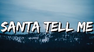 Ariana Grande - Santa Tell Me (Lyrics) [4k]