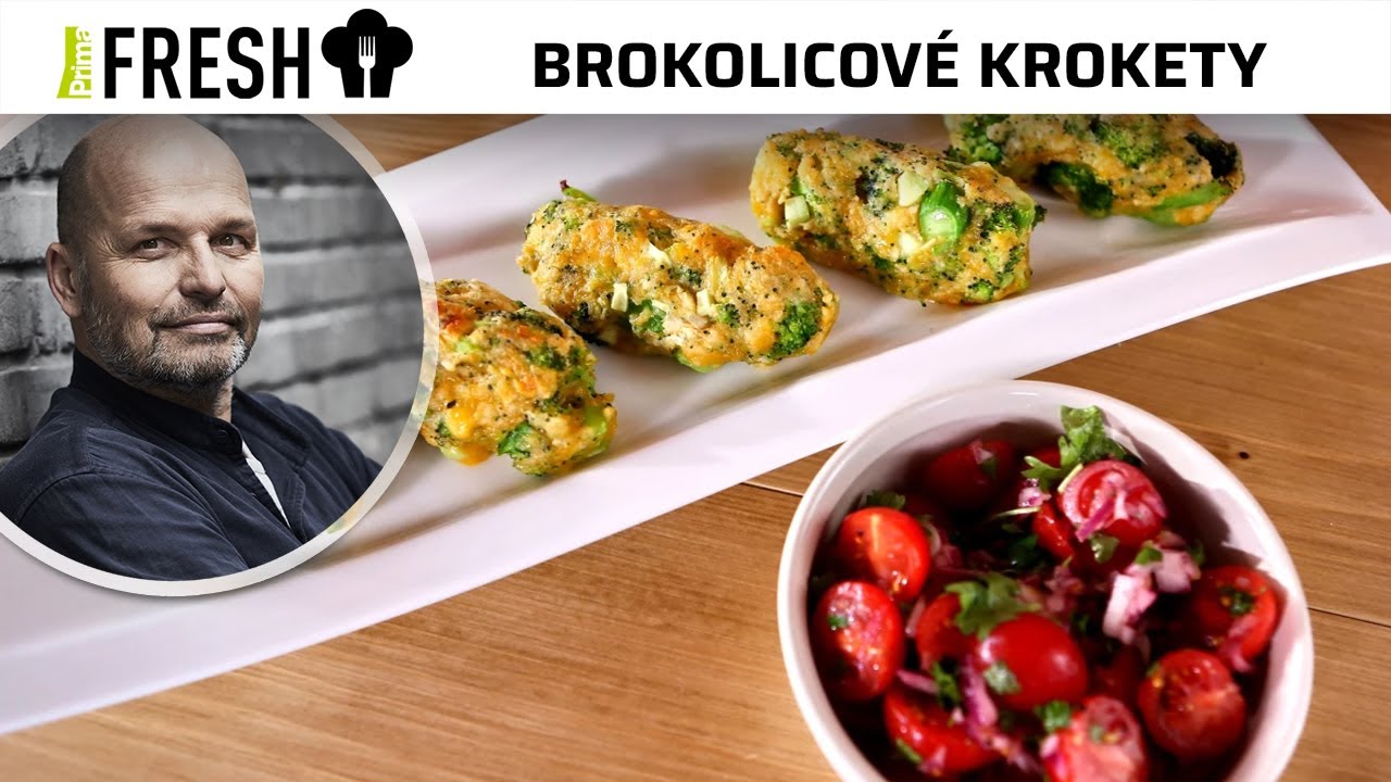 Brokolicové krokety s rajčatovým salátem podle Zdeňka Pohlreicha