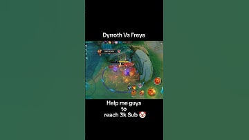 Dyrroth vs freya💀 #mlbb #mlbbshorts #shorts #mlbbtiktok #1v1 #mobilelegends #montage #freya #dyrroth