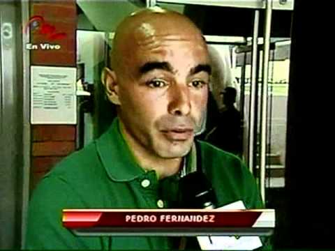 Entrevista en el encuentro Deportivo Tachira y Dep...