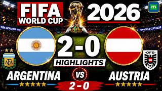 MESSI MAGIC! Lionel Messi GOAL vs Austria | Argentina vs Austria Highlights | FIFA World Cup 2026