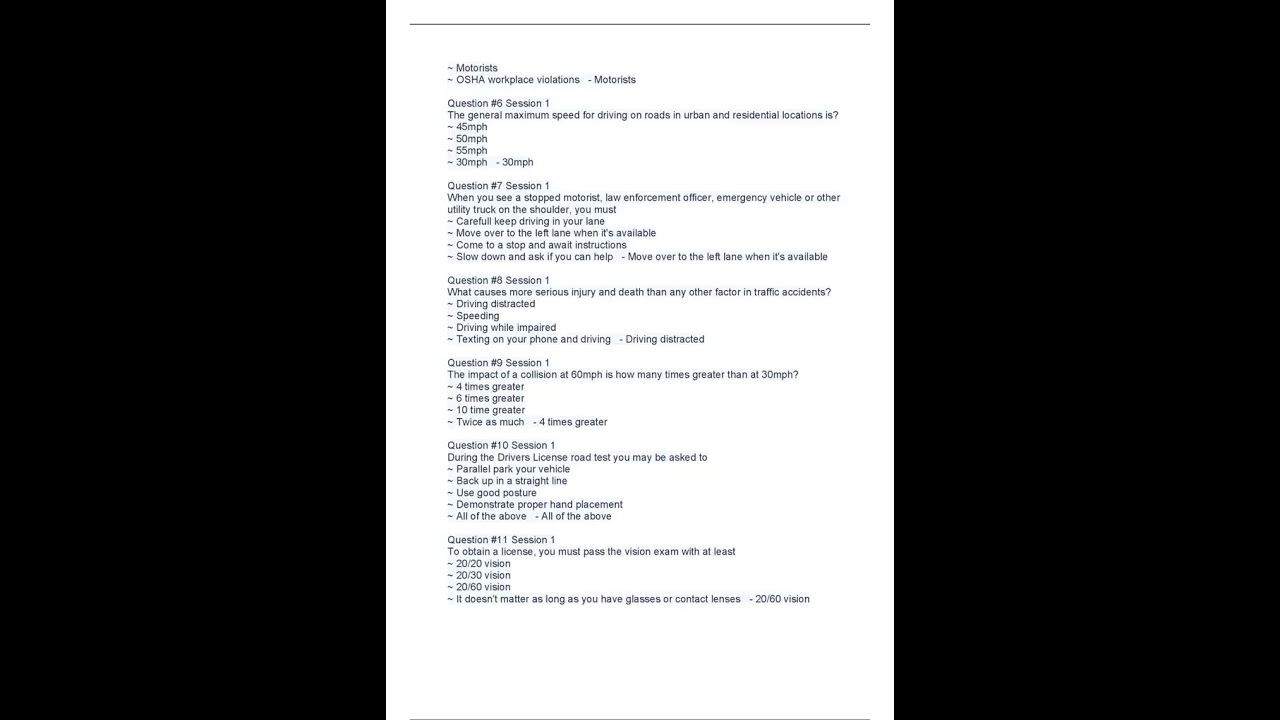 Georgia DDA 6 Hour Defensive Driver & Driver Improvement Exam 2023 with complete solution