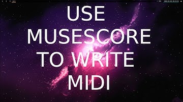 Write MIDI with musescore and import to your DAW