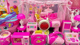 16 Minutes Satisfying with Unboxing Barbie Princess House & Wardrobe Collection Toys Review | ASMR