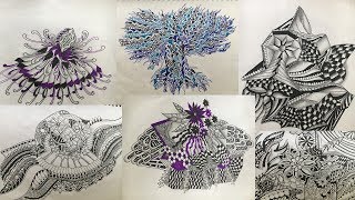 Zentangle Patterns for beginners: Evolution of My Zentangles Part 2