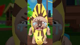 Salva Al Banana Cat #Shorts #Roblox #Animación