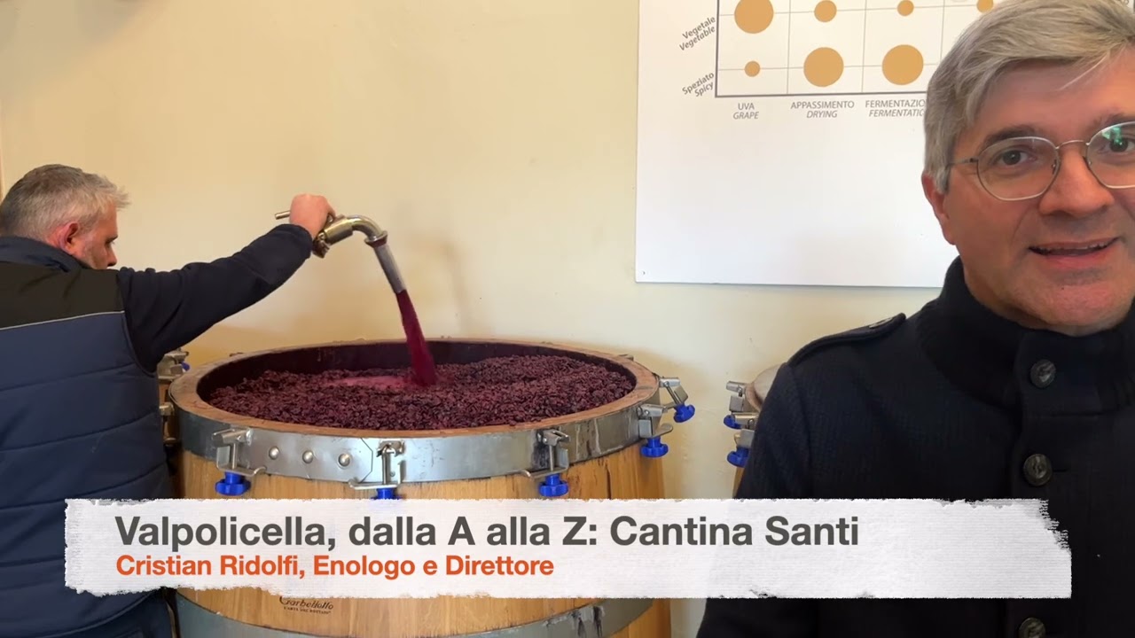SANTI, come nasce l’Amarone: i vini di Valpolicella spiegati da Cristian Ridolfi