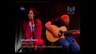 Video thumbnail of "Evanescence Going under - live acoustic in Australia 2003"