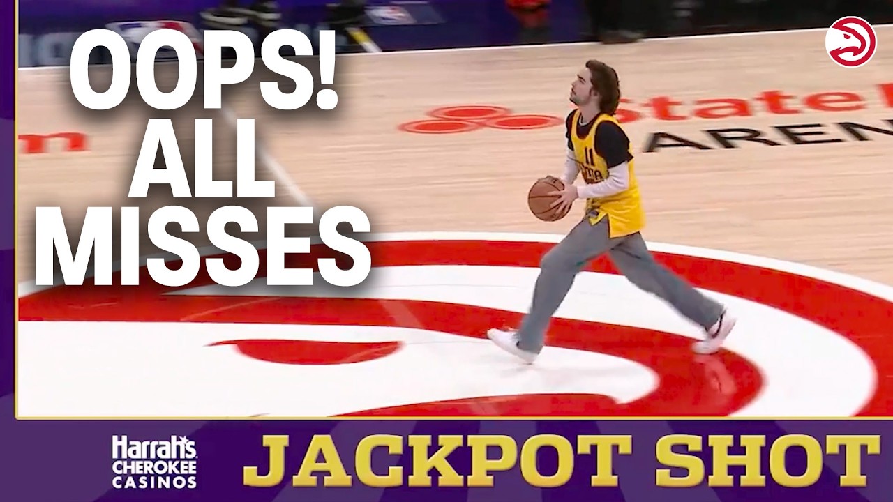 Every fan's missed Half-Court Jackpot Shot from last season | Atlanta Hawks