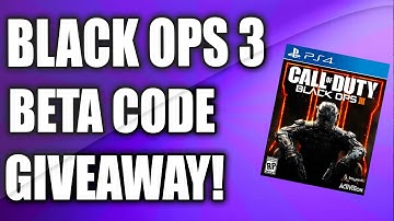 BLACK OPS 3 BETA CODE GIVEAWAY! - BO3 BETA GIVEAWAY #BO3BETA