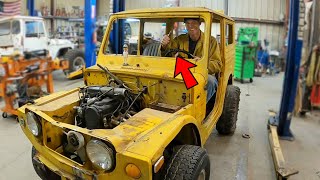 Custom Steering For Ed's LJ20 That Was Stuck 40 Years In The Sierra Nevada Mountains