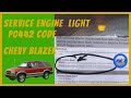 SERVICE ENGINE LIGHT P0442 CODE CHEVY BLAZER