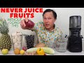 Never juice fruits without doing this to make it more healthy