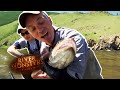 It takes 2 men to catch this monster taimen fish  taimen  river monsters