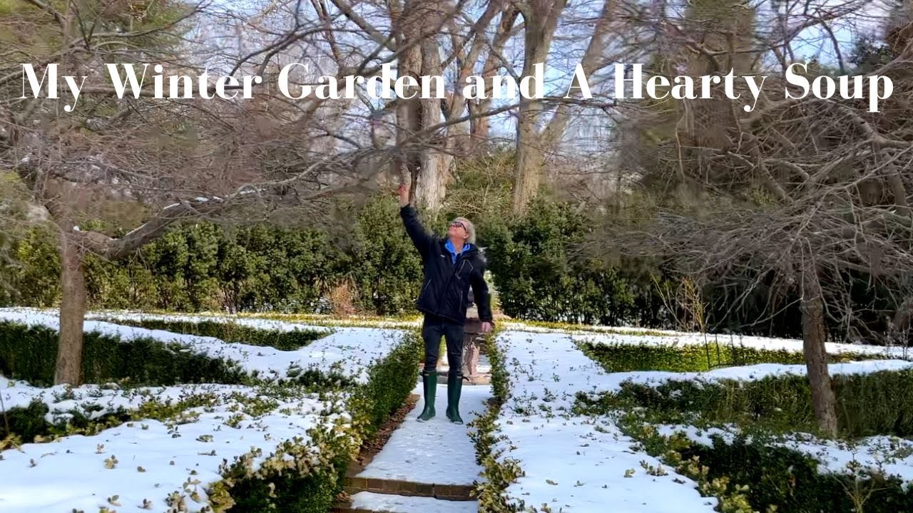 My Winter Garden + Vegetable Soup & Skillet Cornbread