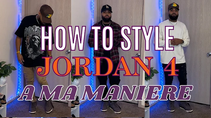 HOW TO STYLE JORDAN 4  A MA MANIERE ( ON FOOT REVI...