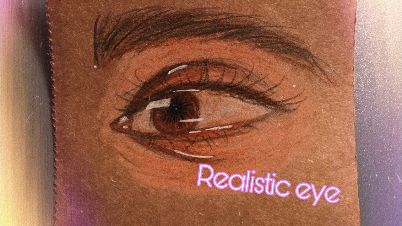 A quick realistic eye tutorial 👁 - YouTube