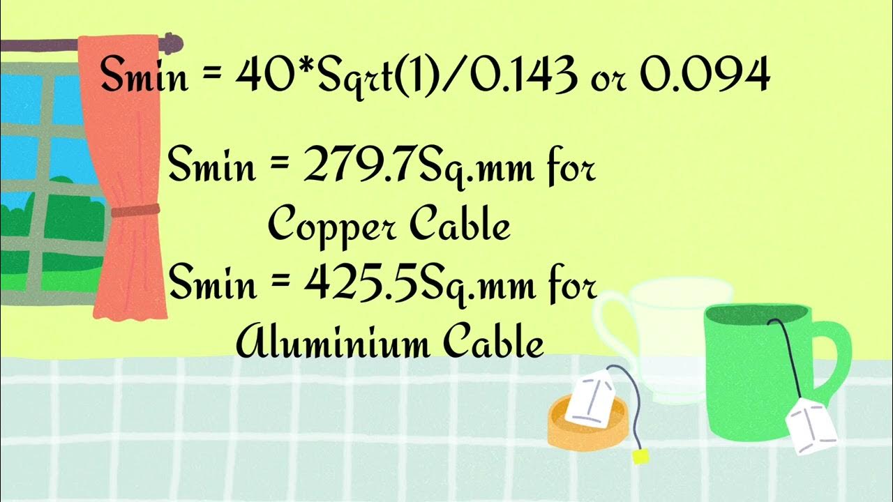 Cable Sizing calculation for HV Feeders and LV Breaker Feeders YouTube