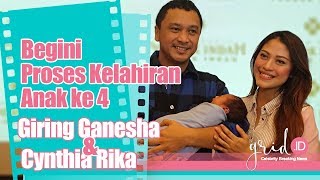 Begini Proses Lahiran Anak ke 4 Giring Ganesha dan Cynthia Riza