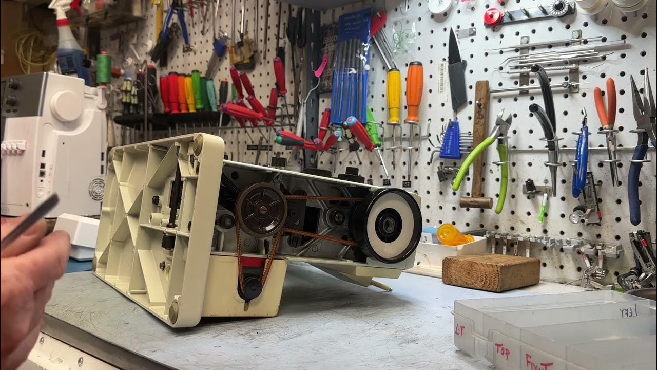 How to oil and tune up older Bernina Jeff 830 Record 801 810 831 730
