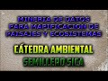 CATEDRA AMBIENTAL SICA:Minería de datos y su aplicación en la mapificación de paisajes y ecosistemas