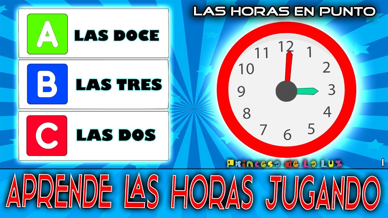 Relojes Para Niños - Dando La Hora