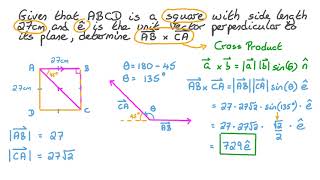 Lesson Video  Cross Product in 2D