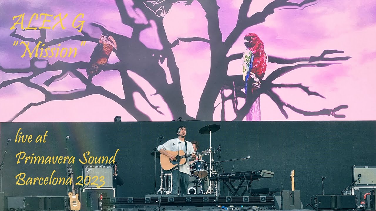 Alex G live at Primavera Sound