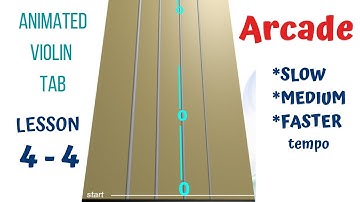 ARCADE 🎯 by Duncan Laurence – LIVE Violin Tutorial (Lesson 4) | Animated Violin TAB