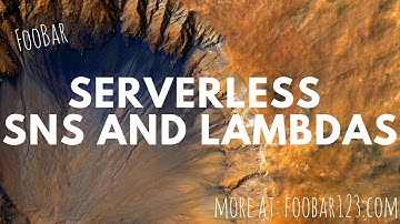 SNS and AWS Lambda tutorial with Serverless Framework | FooBar