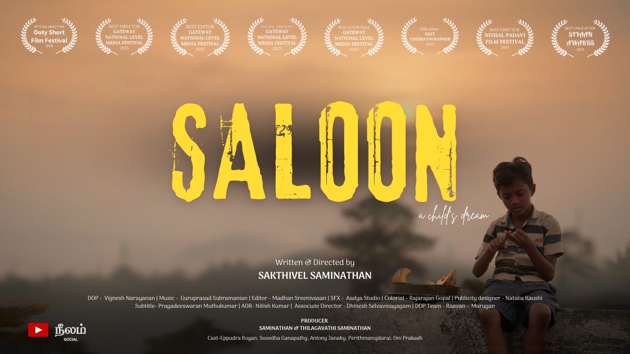Saloon - Short Film | Dir.Sakthivel | Suvedha G | Eppudra Rohan | Kadha Kelu | Neelam Social
