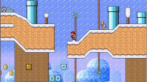 SMBX Custom Level:Fluffy Cliffs