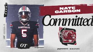 LIVE: 4-star OT Nate Carson Announces College Commitment | No. 184 Player Overall