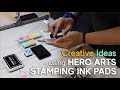 Creative Ideas using Hero Arts Stamping Ink Pads by Allerandy Toh