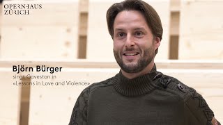 Björn Bürger singt Gaveston in «Lessons in Love and Violence» - Opernhaus Zürich