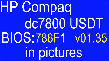 HP Compaq dc7800 USDT PC BIOS in pictures Ep.195