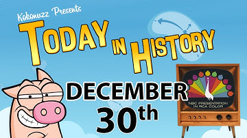TIH: First Color Television TV Sets went on Sale (December 30 in History)