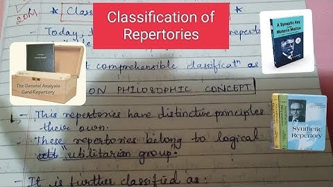 Classification of Repertories Notes #repertory #repertorynotes #repertorylectures #homoeopath #bhms