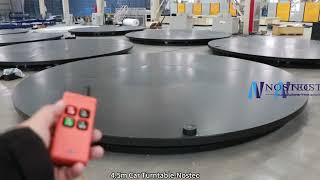 4.5m diameter Car rotating platform rotating stage from Nostec