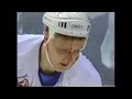 Darius Kasparaitis got a stick in his face from Rick Tocchet in game 6 (1993)