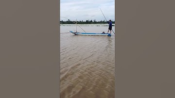 Đẩy Côn Bắt Cá Ngoài Đồng#shock