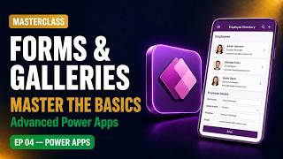 Microsoft Power Platform Tutorial for Beginners | Forms & Galleries EP 04