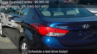 2013 Hyundai Elantra GLS 4dr Sedan 6A for sale in Spotsylvan