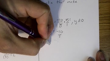 MA 9 6.2.4 Solving Linear Equations with the Variable in the Denominator