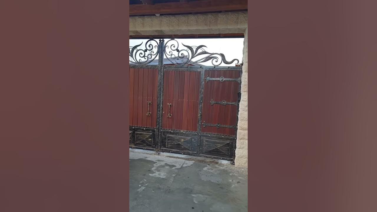 Angjo Decor - Porta dekorative hekuri dhe druri - YouTube