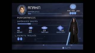 Star Wars Revenge of the Sith: Anakin character level up screen theme (dark Side)