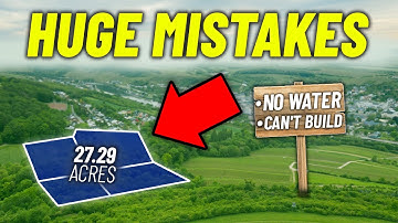 10 HUGE Mistakes When Buying Land...