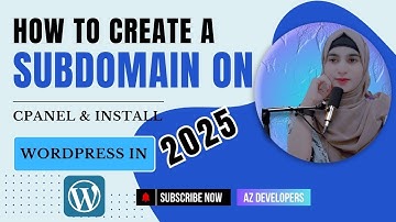 How to Create a Subdomain on cPanel and Install WordPress in 2025