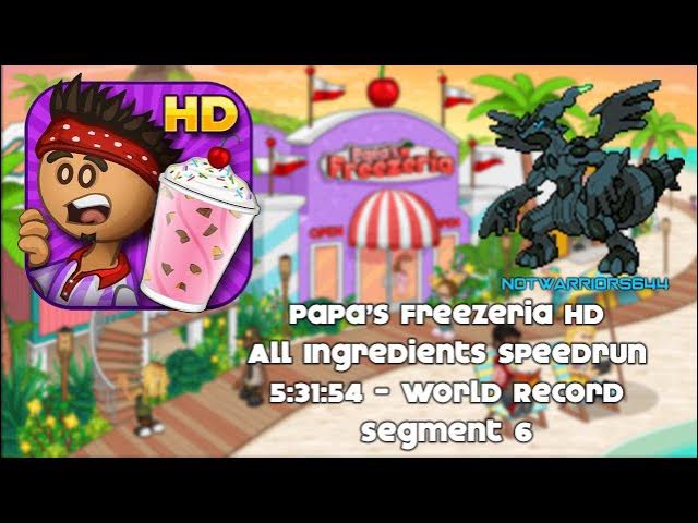 Papa's Freezeria HD Day 89 New Customer Mary Breakfast Blast Mini Game 