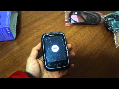 Motorola Spice XT300 Unboxing - Português